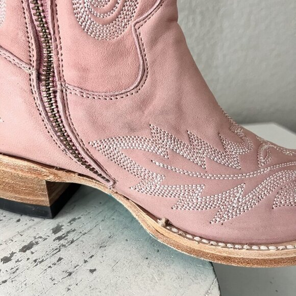 Lane LEXINGTON Over the Knee Womens Cowboy Boots 6.5 Pink Western Cowgirl Tall - Picture 11 of 15